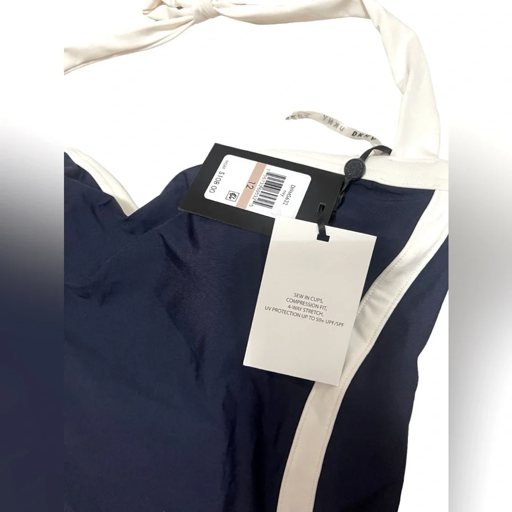 🌼💚NWT DKNY ONE PIECE HALTER SWIMSUIT. - Picture 6 of 7